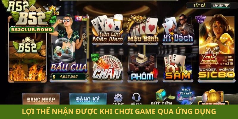 Lợi thế nhận được khi chơi game qua ứng dụng